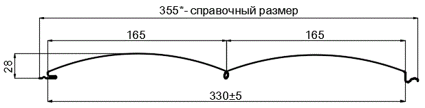 Сайдинг Woodstock-БР-28х330 (ECOSTEEL_T-12-Орех-0.45) в Жуковском