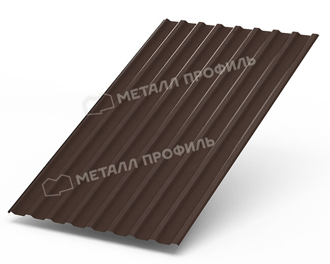 Профнастил МП20 х 1100 - R (Steelmatt-20-8017-0.4±0.08мм) в Жуковском