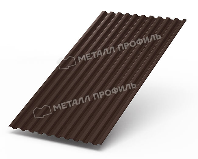 Профнастил С21 х 1000 - B (Steelmatt-20-8017-0.4±0.08мм) в Жуковском