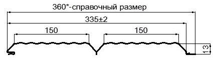 Фото: Сайдинг Lбрус-XL-В-14х335 (ECOSTEEL_MA-12-Античный Дуб-0.45) в Жуковском