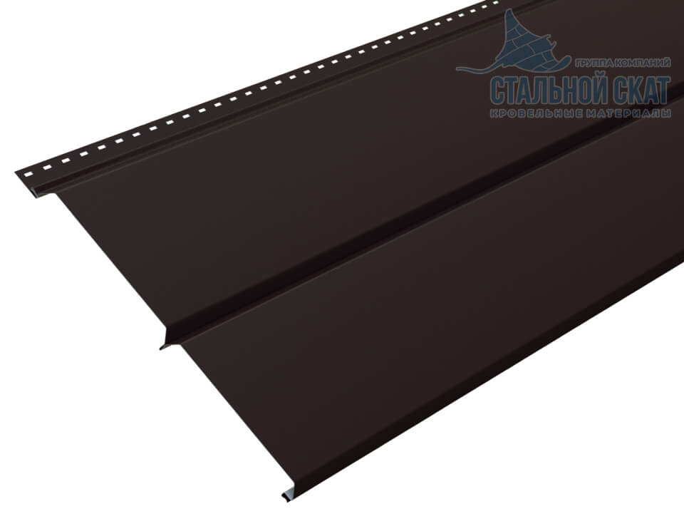 Сайдинг Lбрус-XL-14х335 (VALORI-20-DarkBrown-0.5) в Жуковском