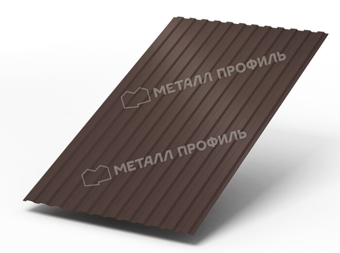 Профнастил МП10 х 1100 - A (ПЭ-01-8017Color-0.4±0.08мм) в Жуковском