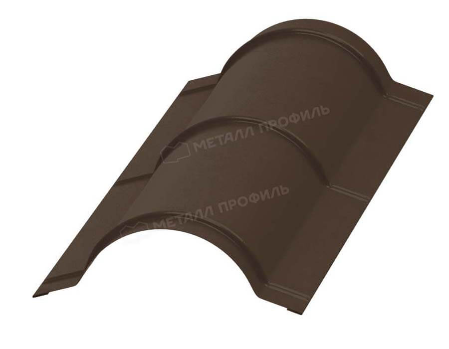 Планка конька круглого R110х2000 NormanMP (ПЭ-01-8017-0.5)