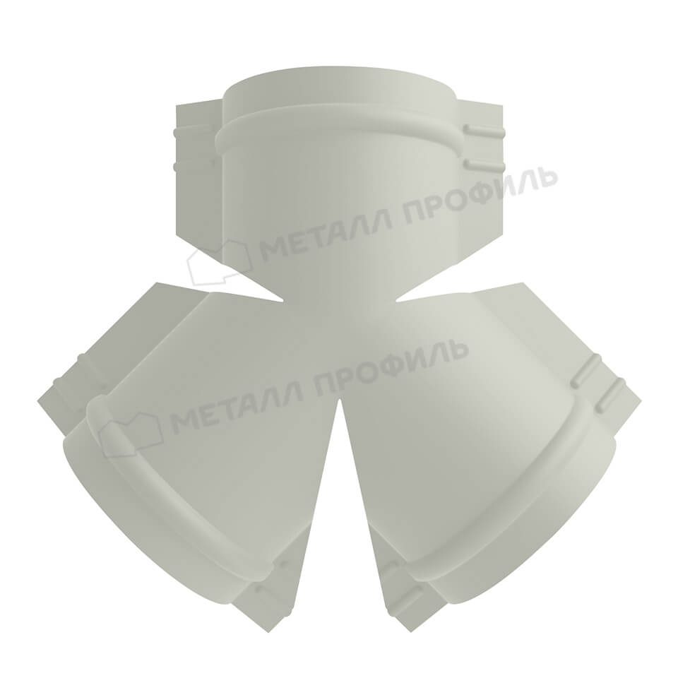 Y-образный тройник для круглого конька R110 NormanMP (ПЭ-01-9002-0.5)
