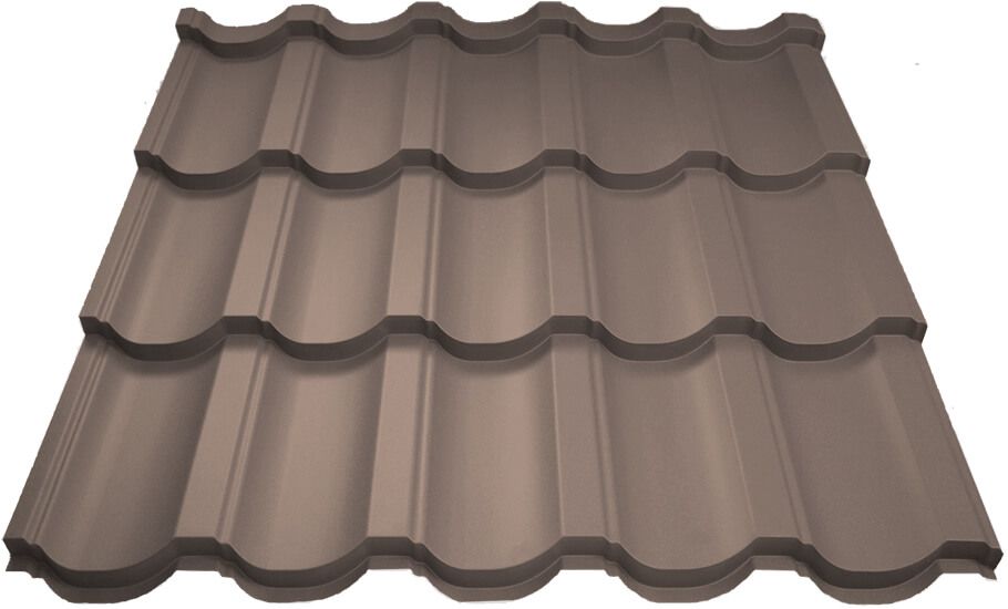 Металлочерепица МП Трамонтана-ML (VALORI-20-Песчано-серый-0.5)