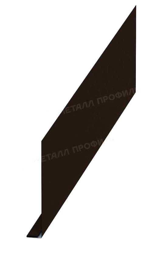 Планка карнизного свеса 200х30х2000 (VALORI-20-DarkBrown-0.5)